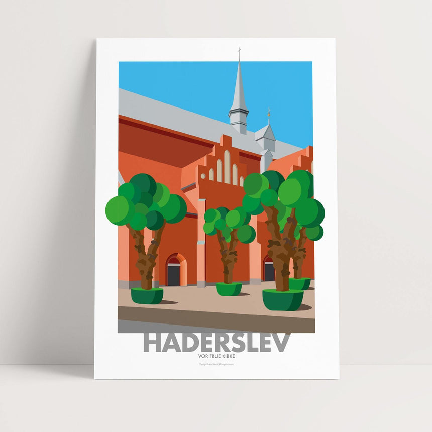 Kirker - Vor Frue Kirke Haderslev - Buyarto - Plakater til Fan’tastiske mennesker