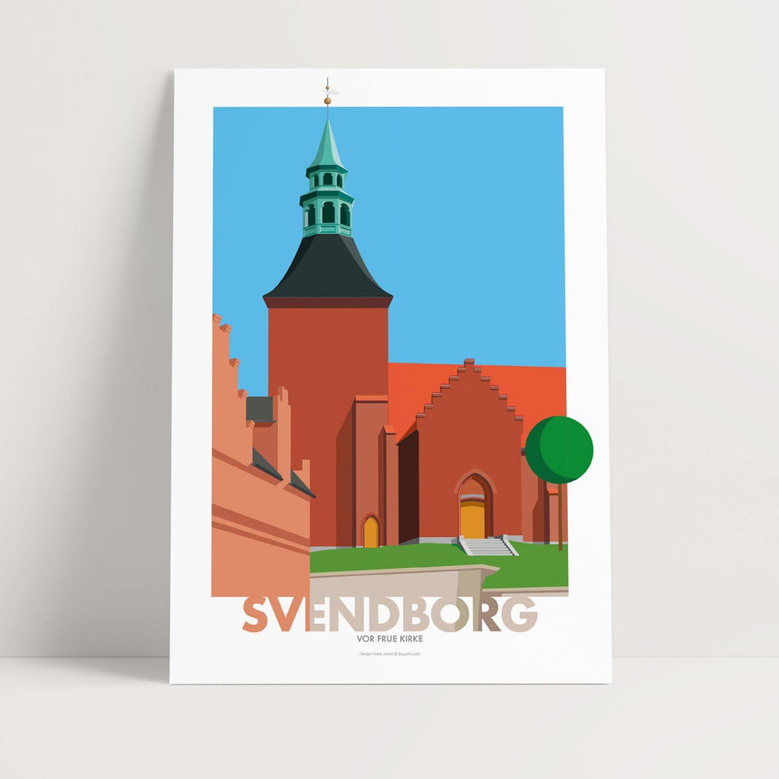 Kirker - Vor Frue Kirke Svendborg - Buyarto - Plakater til Fan’tastiske mennesker
