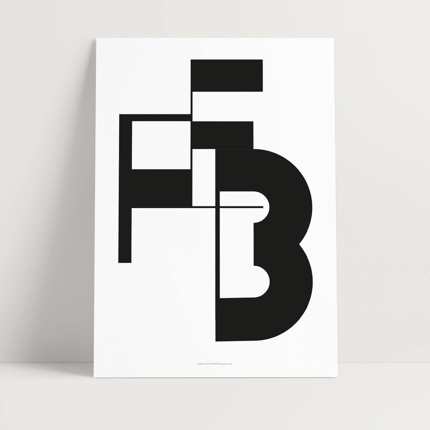 Initials - EFB - Buyarto - Plakater til Fan’tastiske mennesker
