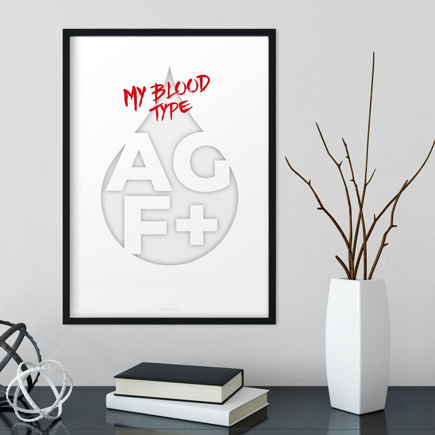 AGF fanplakat - AGF Fodbold plakat - AGF Fodboldplakat