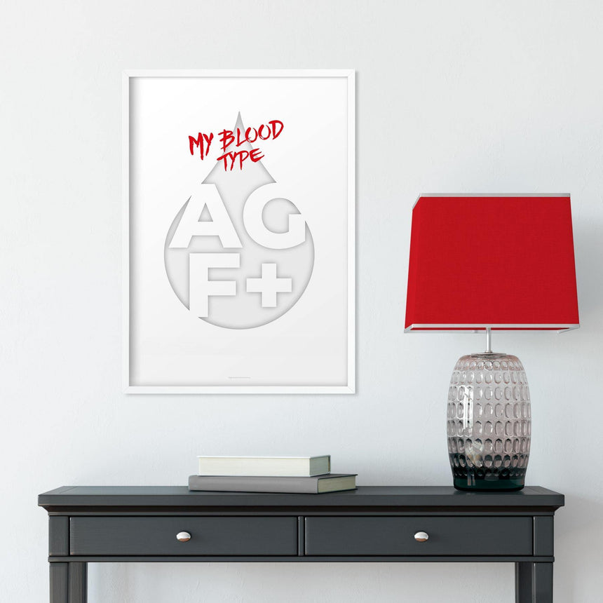 AGF fanplakat - AGF Fodbold plakat - AGF Fodboldplakat