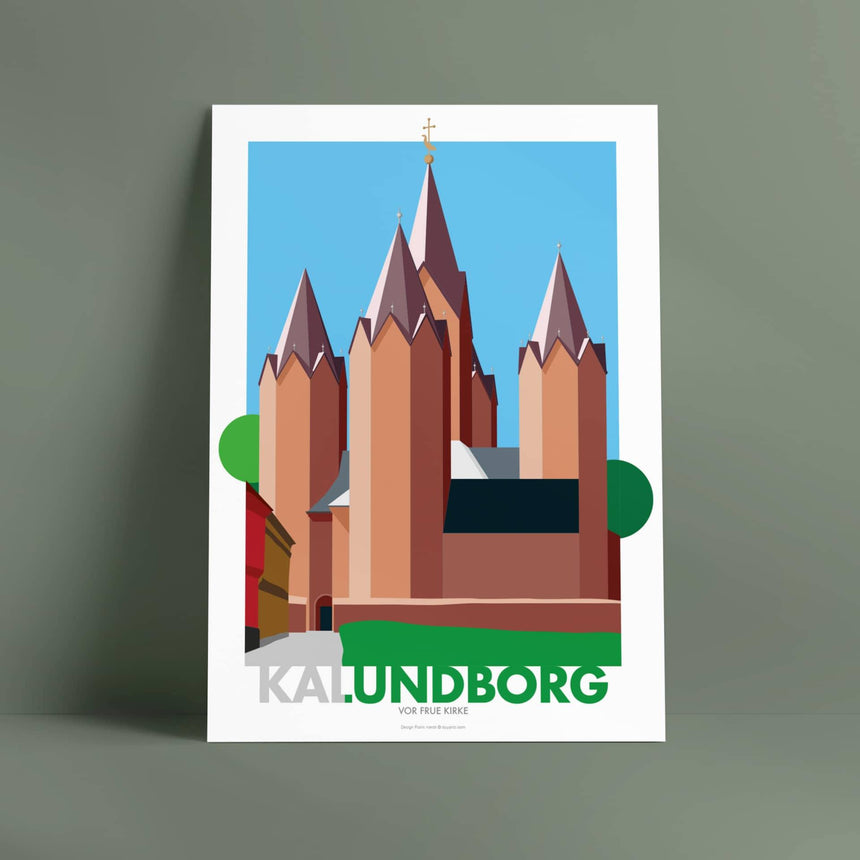 Kirker - Vor Frue Kirke Kalundborg - Buyarto - Plakater til Fan’tastiske mennesker