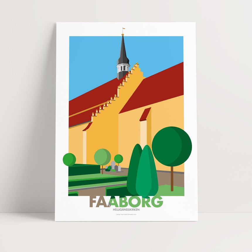 Kirker - Helligåndskirken Faaborg - Buyarto - Plakater til Fan’tastiske mennesker