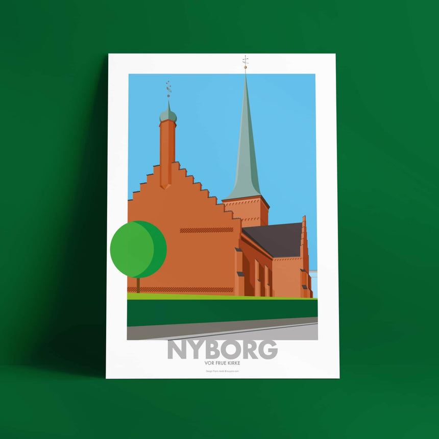 Kirker - Vor Frue Kirke Nyborg - Buyarto - Plakater til Fan’tastiske mennesker
