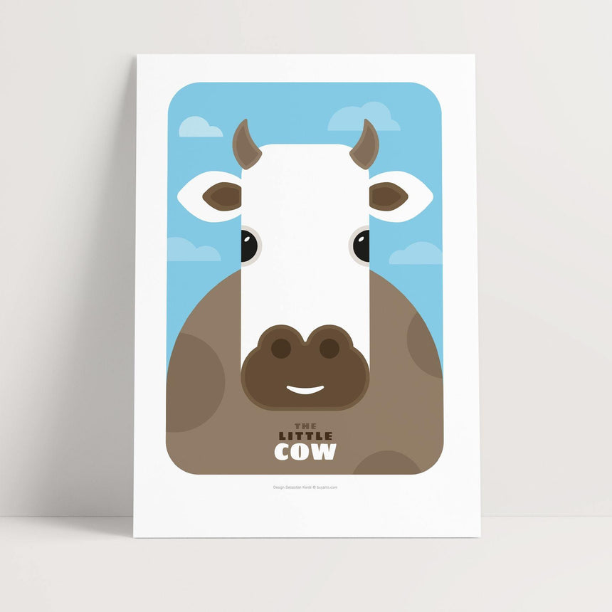 Animals - The little Cow - Buyarto - Plakater til Fan’tastiske mennesker