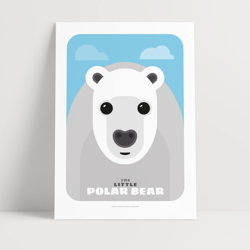 Animals - The little Polar Bear - Buyarto - Plakater til Fan’tastiske mennesker