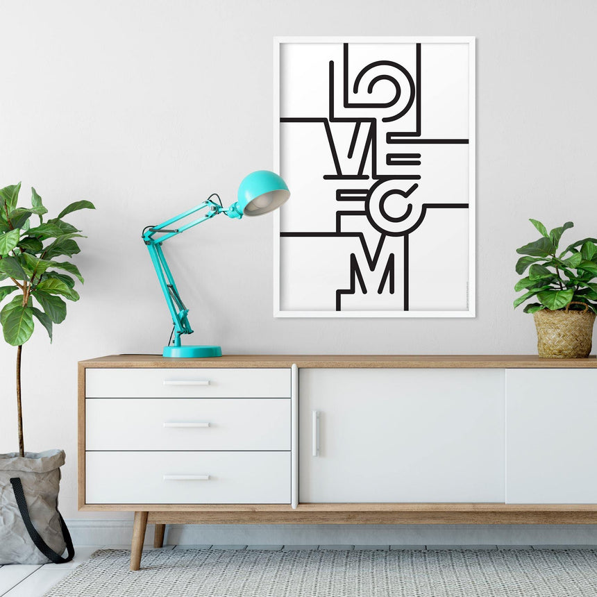 Love Initials - FCM - Buyarto - Plakater til Fan’tastiske mennesker
