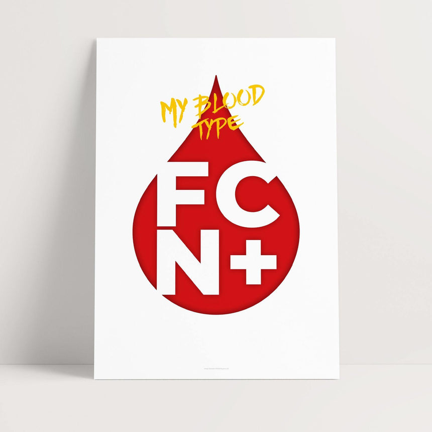 My Bloodtype - FCN+ - Buyarto - Plakater til Fan’tastiske mennesker
