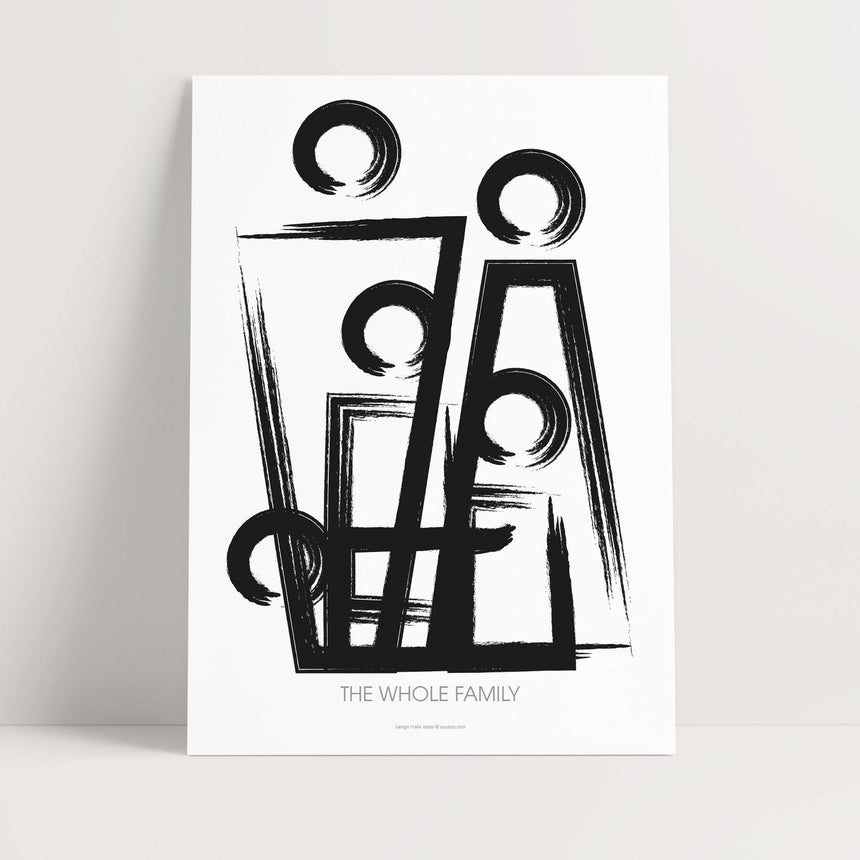 Plakater af Family All. Buyarto er dansk design i høj kvalitet – - Plakater til mennesker