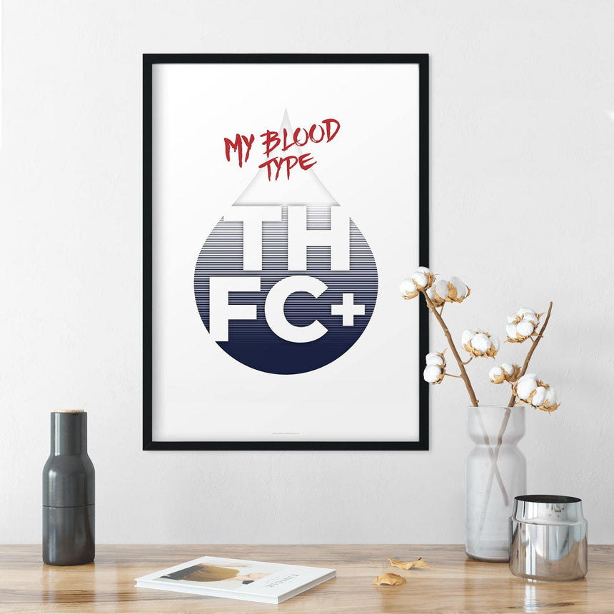 My Bloodtype - THFC+ - Buyarto - Plakater til Fan’tastiske mennesker