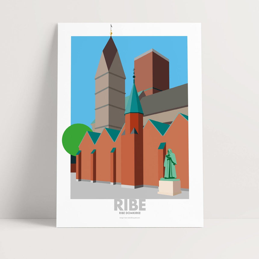 Plakater af Churches - Ribe Domkirke. Buyarto er dansk plakat design i høj kvalitet – Buyarto - Plakater til