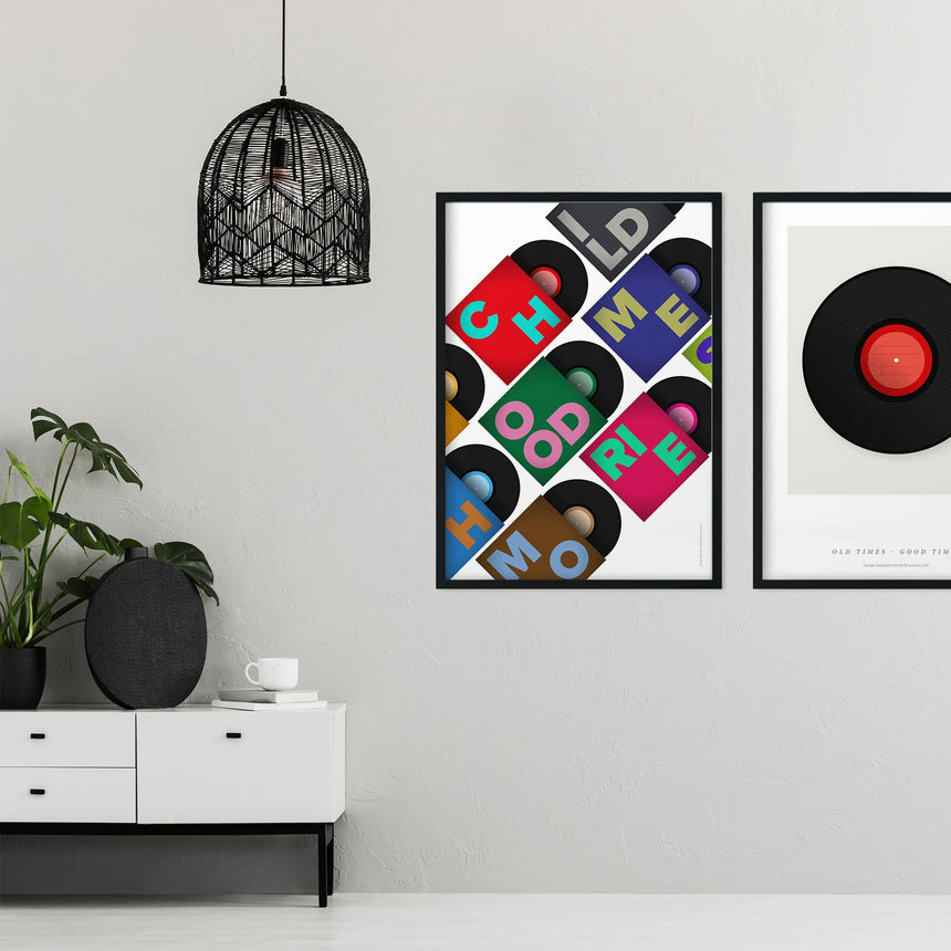 Vinyl collage - Buyarto - Plakater til Fan’tastiske mennesker